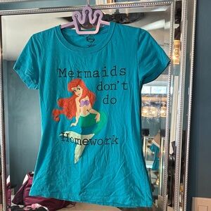 Blue Ariel Graphic T-Shirt